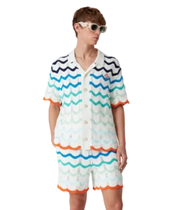 Casablanca set with gradient wave pattern
