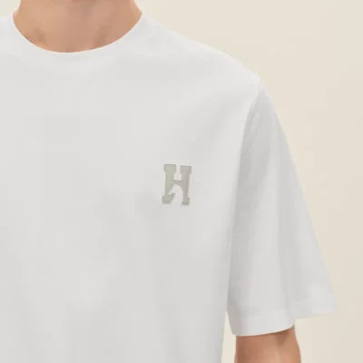 h-cheval t shirt with leather
