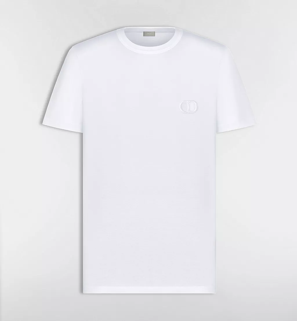 CD Icon T-Shirt, Regular Fit - White
