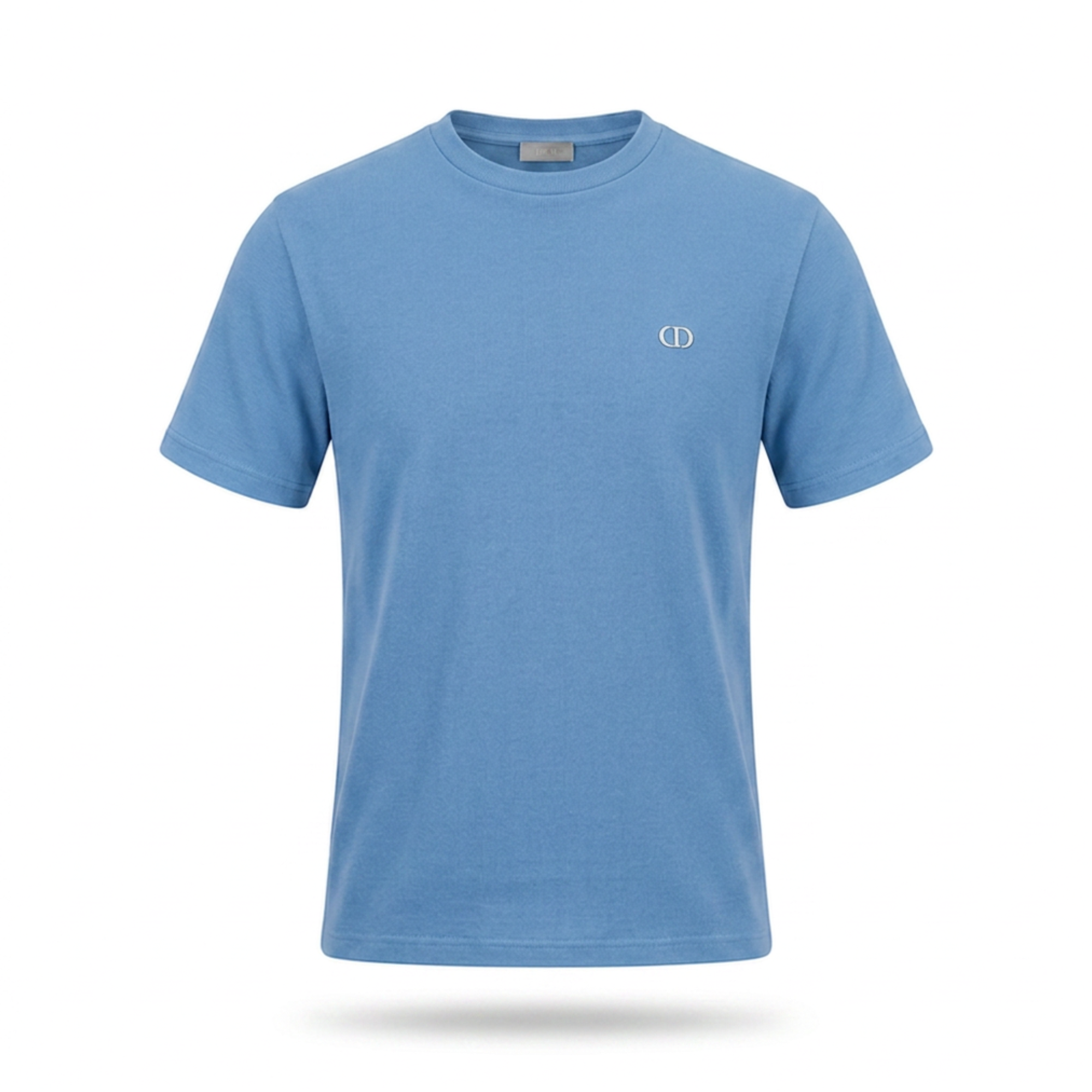 CD Icon T-Shirt, Fitted Silhouette - Blue