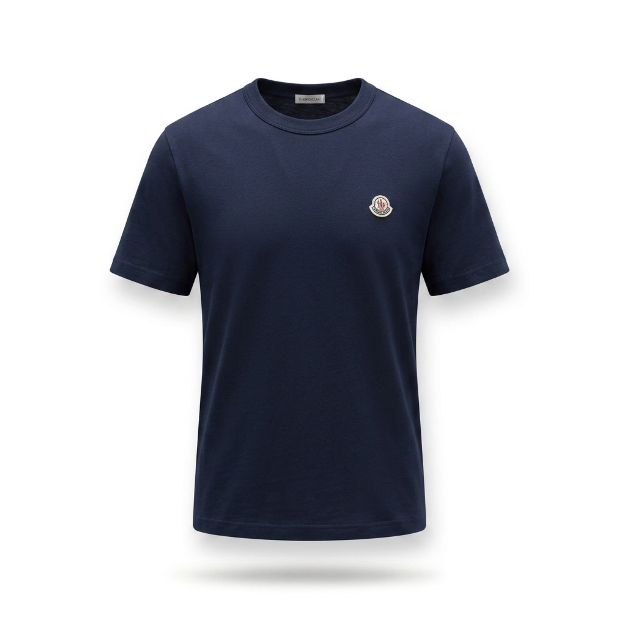 Patch Cotton T-Shirt - Dark Blue