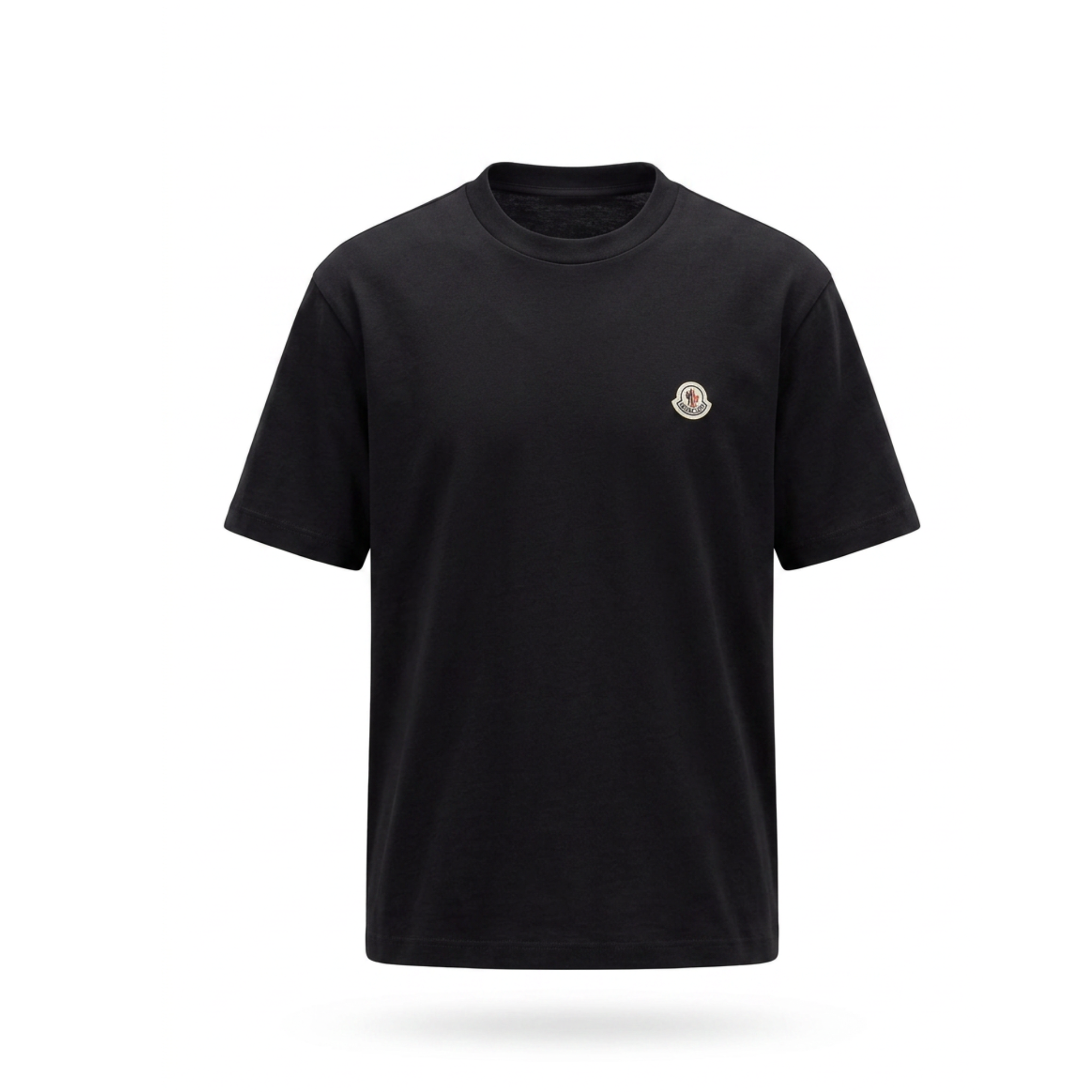 Patch Cotton T-Shirt - Black