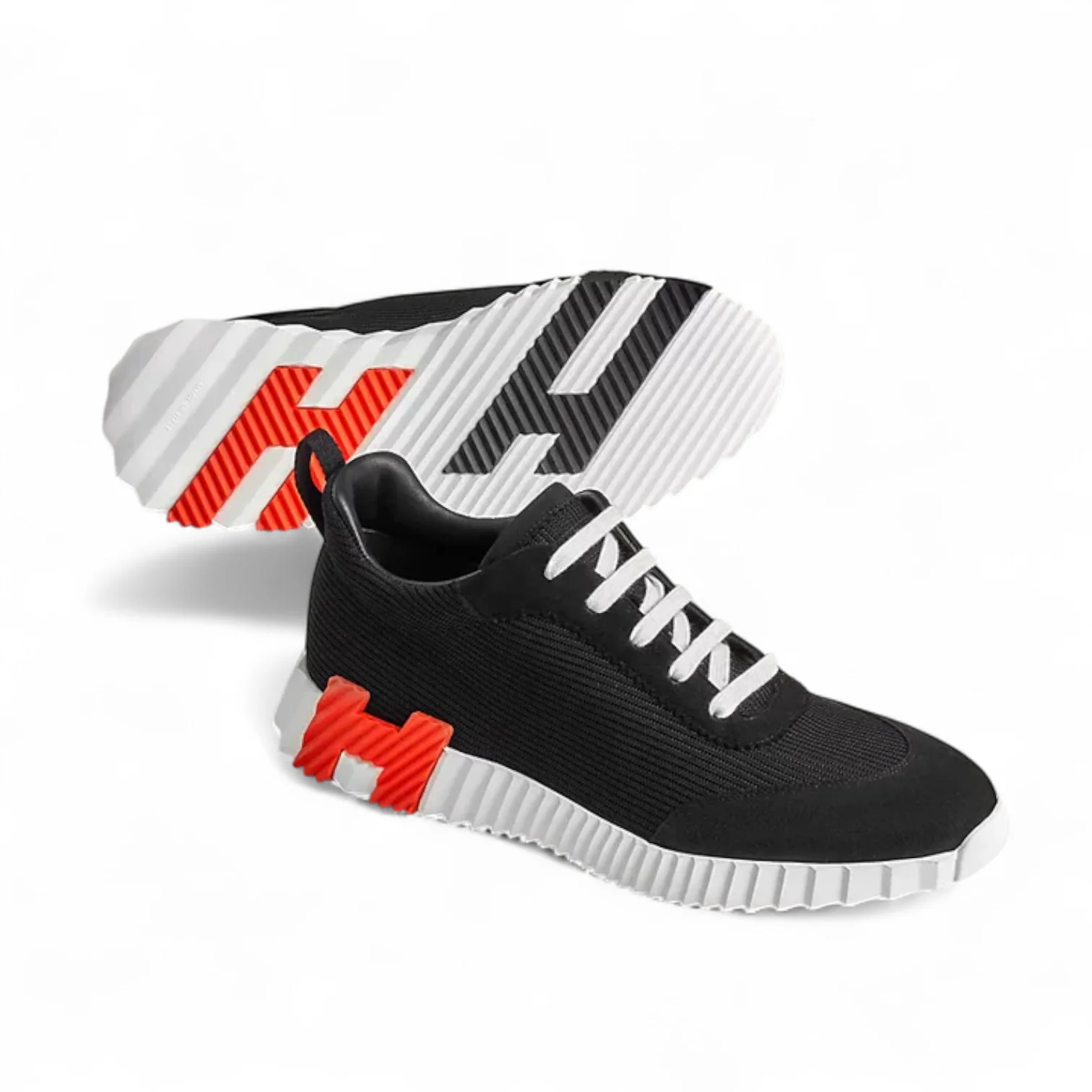 HERMES BLACK BOUNCING SNEAKER