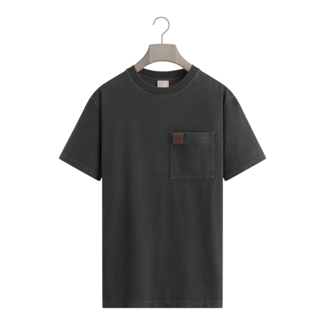 T-Shirt with Pocket - Black